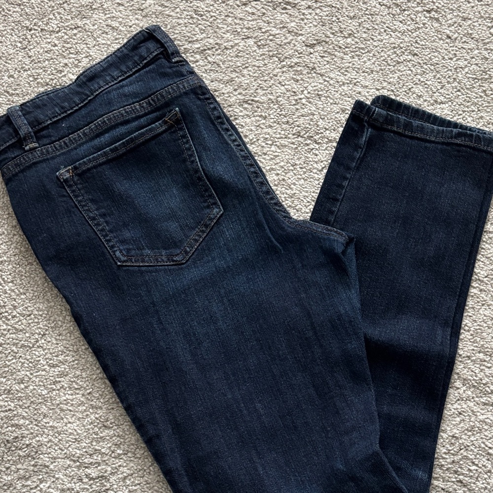Liz Claiborne Dark Indigo City Skinny Jeans